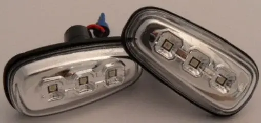 Opel Astra G Zafira A Sideblink LED Krom - Tilbud