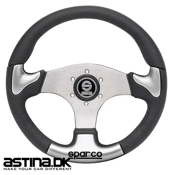 Kampagnetilbud - Sparco Rat P222 345mm Sort/Grå/Alu