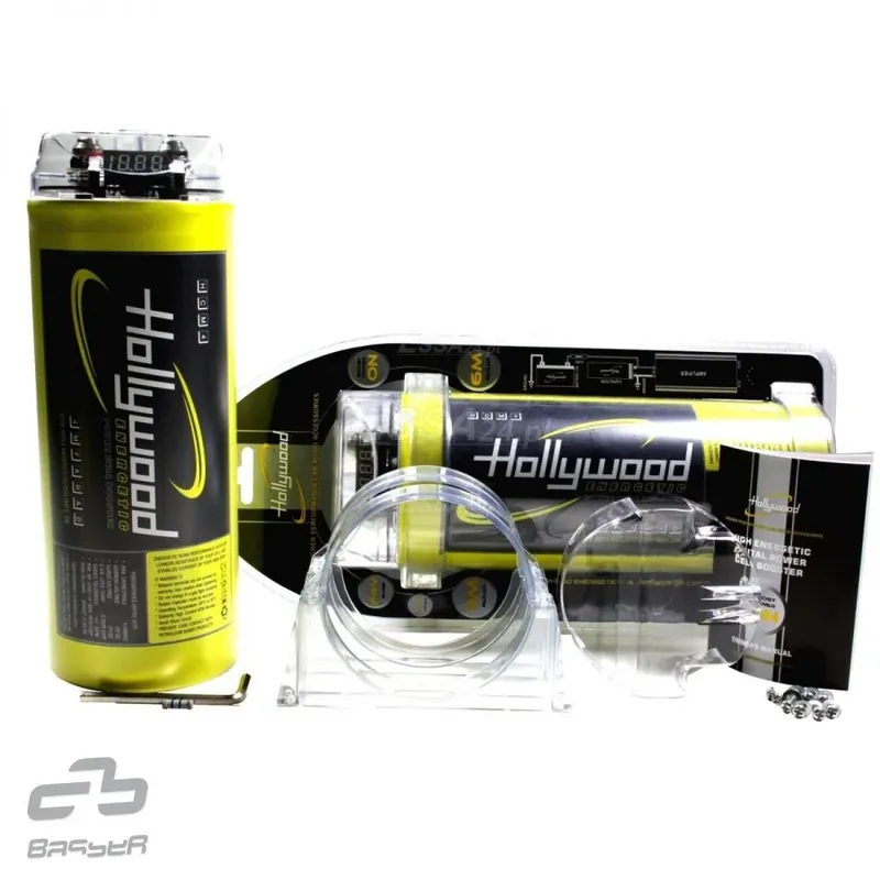 Hollywood HCM-4 Kondensator 4 Farad Digital Display - Nyhed i sortimentet