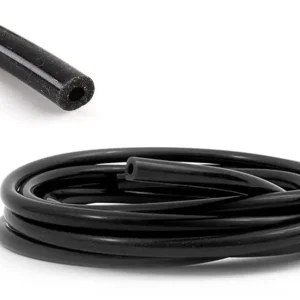 Helt ny | Forge Silikone Vakumslange Sort 4mm pr. meter