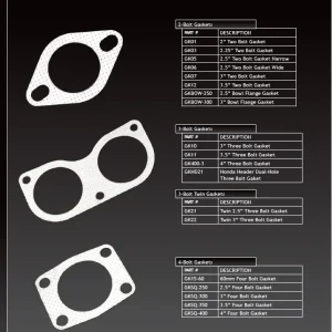 Nem betaling - XForce Pakning Rustfrit Stål 2,5" - 92mm Huldiameter
