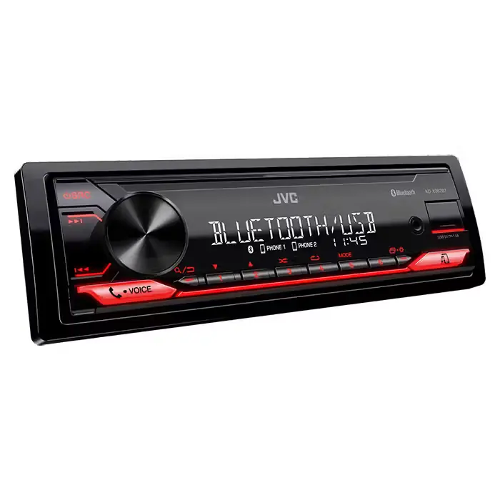 Lav pris | JVC JVC KD-X282BT RDS tuner uden drev 100mm dyb