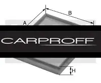 Udsalg - CarProff Luftfilter CPL0201