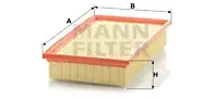 MANN Luftfilter C29124 - Premium kvalitet