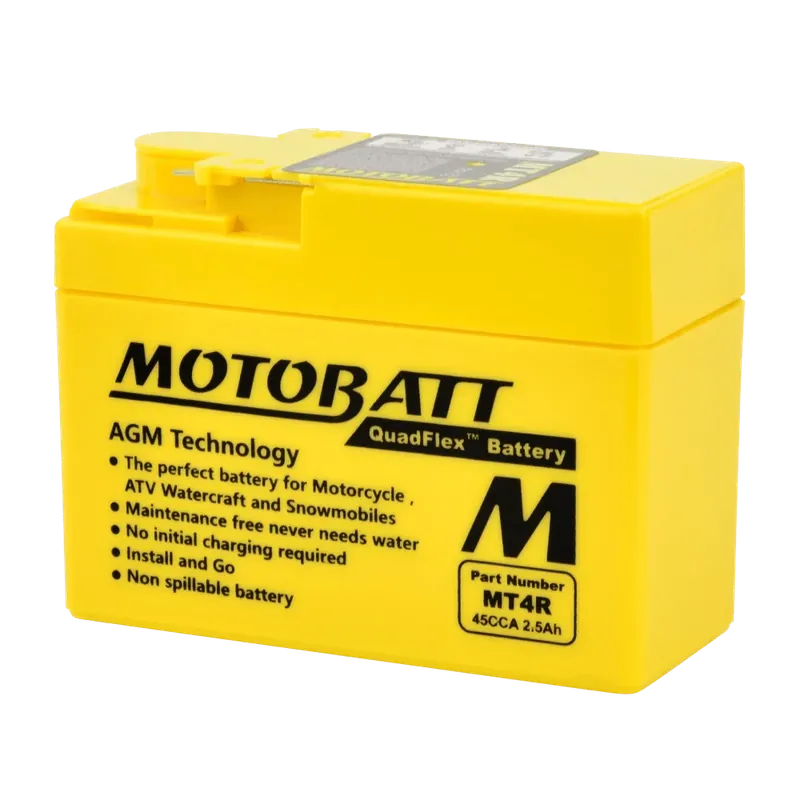 Outlet | Motobatt - 12V 2,5Ah 45A Batteri - MT4R