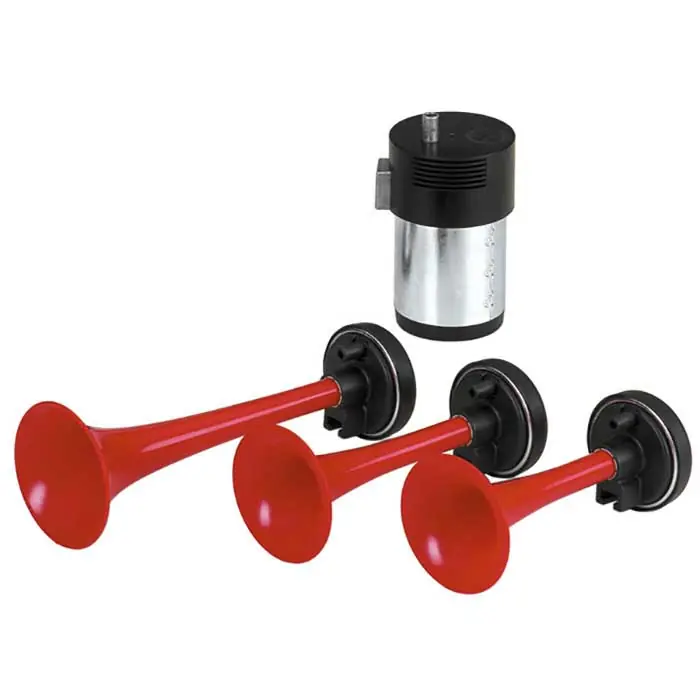 Høj kvalitet | 12 volt 3-tonet kompressorhorn 117db
