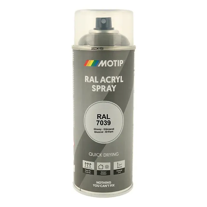 Dagens tilbud | Motip Ral 7039 high gloss quartz grey