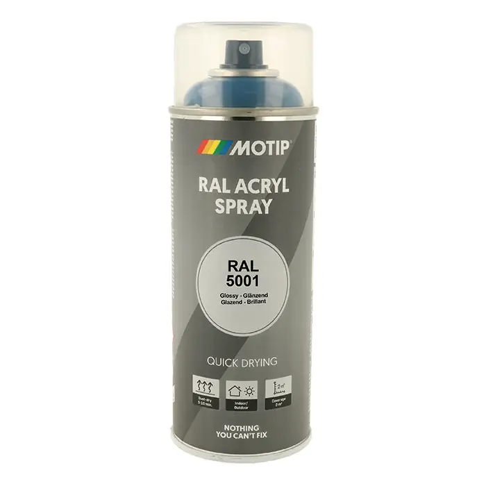Bedste pris - Motip Ral 5001 high gloss green blue