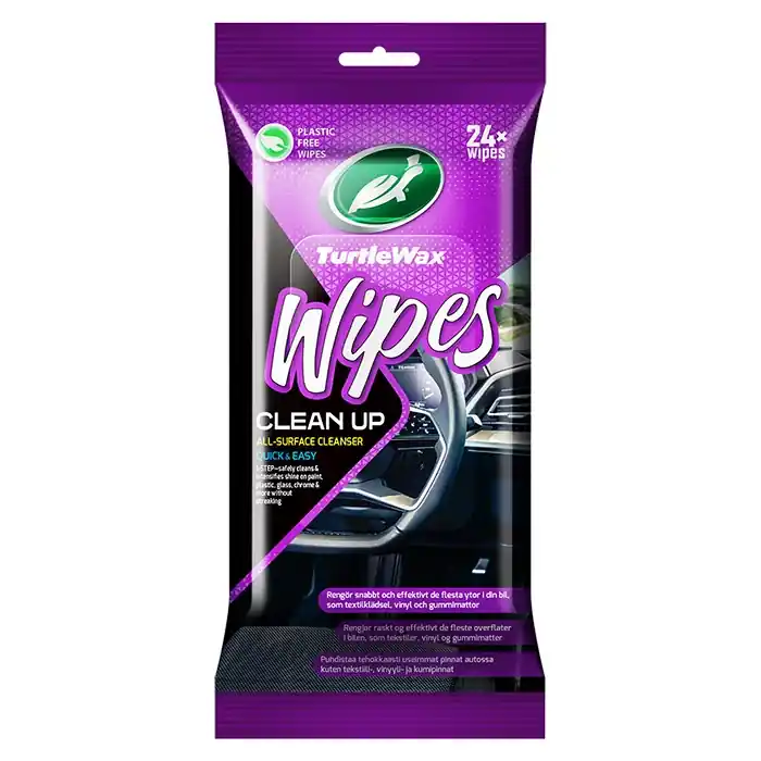 Nyt produkt | Turtle Wipes Clean Up Flatpack 24 servietter.