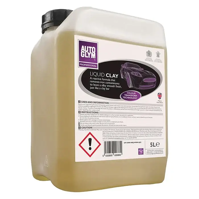 Autoglym Liquid Clay 5L Flyverust og nedfaldsrens - Netop kommet