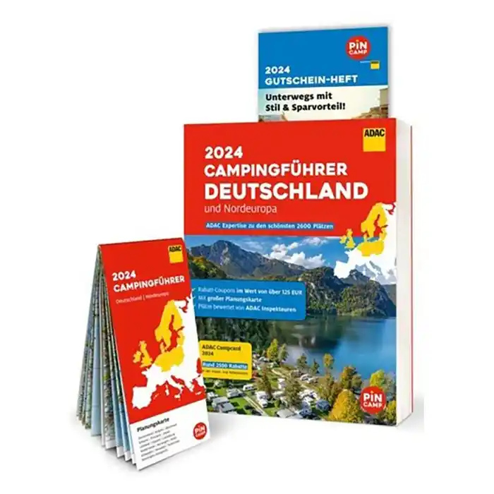 Tilgængelig nu | ADAC Campingführer 2024-2025 Tyskland/NordEuropa