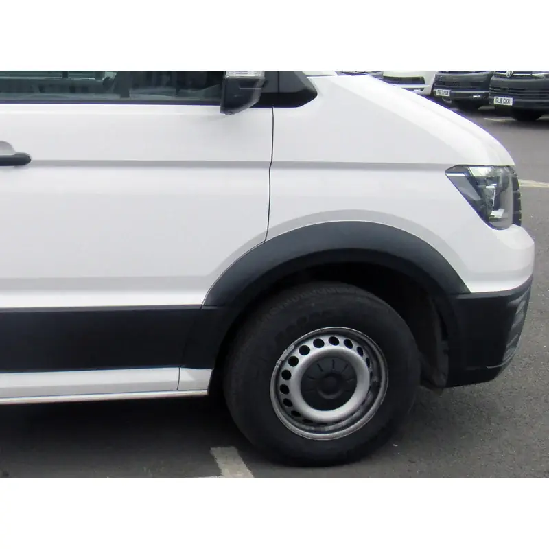 Kundernes favorit - RGM, Set Wheel arch extensions, passer til Volkswagen Crafter 2017- / Man TGE 2017- (Short & Long wheel base) - Black