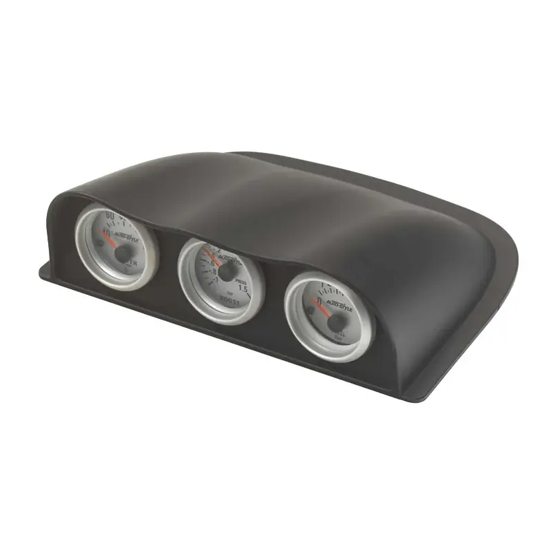 AutoStyle, Universal Instrumentholder - Horisontal - DF-Look - Sort - 3x52mm | Fordelagtig pris