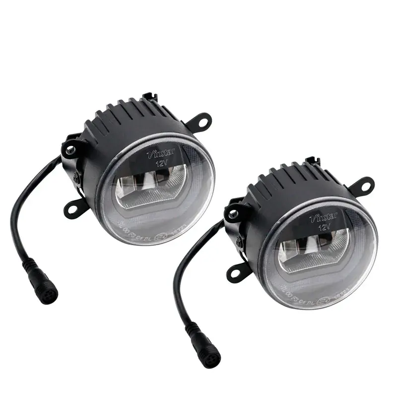 AutoStyle, LED Tåge- og Kørelys Sæt - U-Shape - 90mm - ECE-R19/R87 E-mærket - Premium