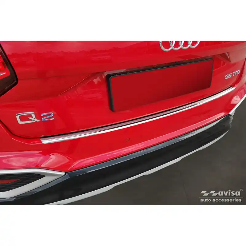 Premium kvalitet | Avisa, Bagkofangerbeskytter, Rustfritstål, passer til Audi Q2 Facelift 2020-