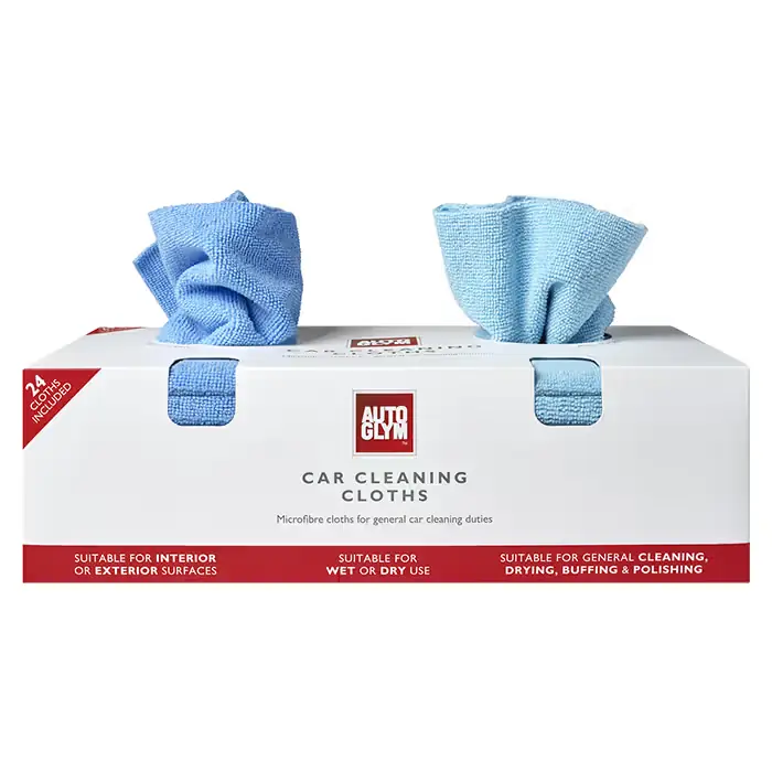 AUTOGLYM Autoglym Mikrofiberklude i kasse 250gsm 32x32cm 24 stk | Så længe lager haves