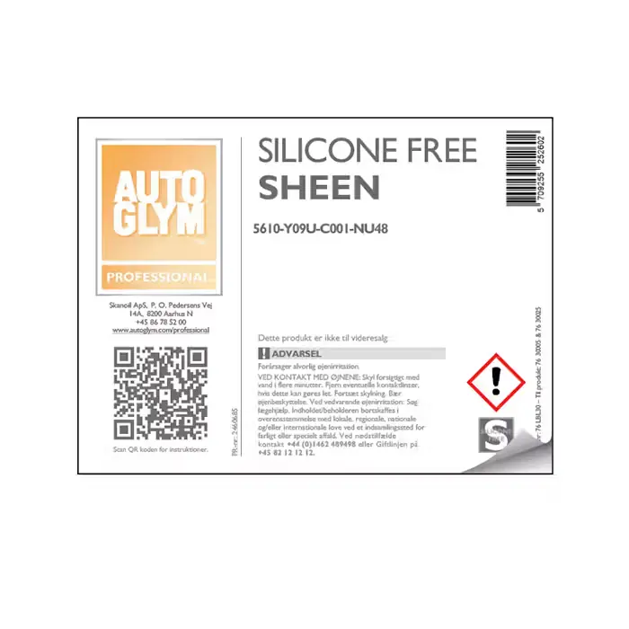 AUTOGLYM Label Autoglym Silicone Free Sheen - Outlet