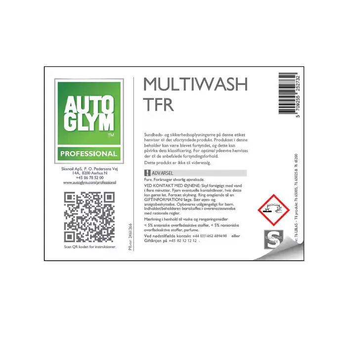 Eftertragtet - AUTOGLYM Label Autoglym Multiwash TFR
