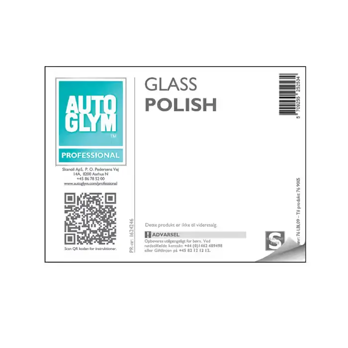 Bestil direkte - AUTOGLYM Label Autoglym Glass Cleaner Polish
