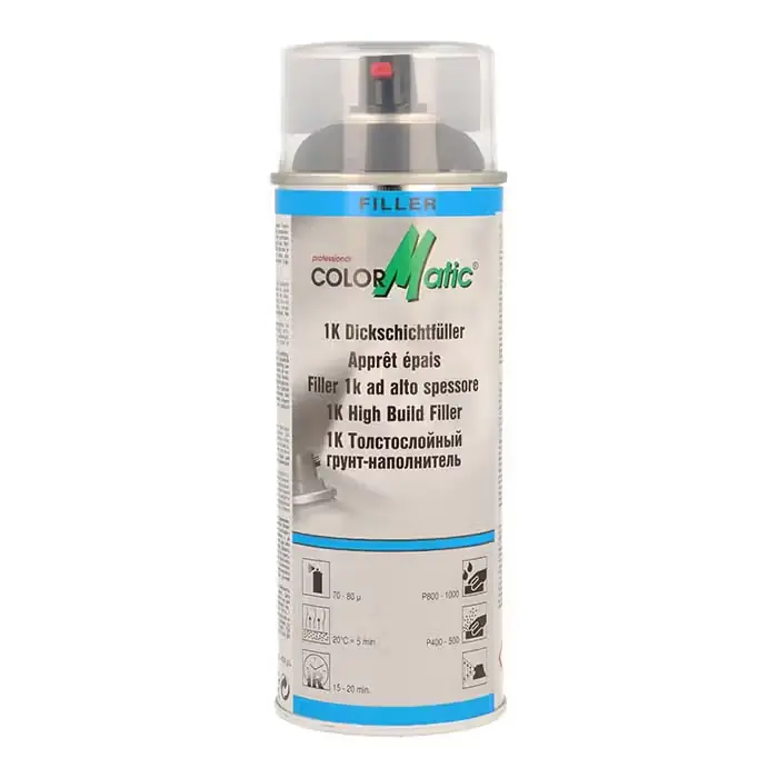 Kampagnepris | COLORMATIC ColorMatic High Build Filler graphite grå 400ml.