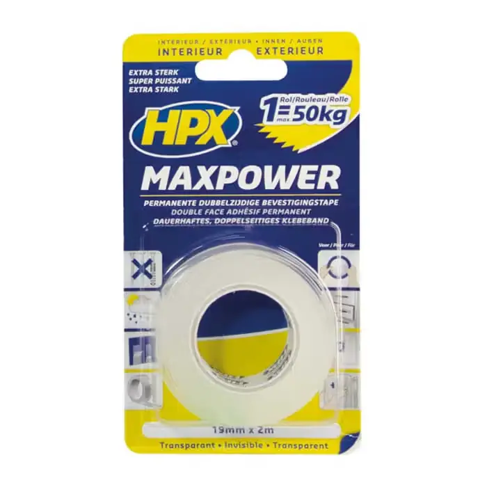 Bestseller | HPX HPX max power klar 19mm x 2m