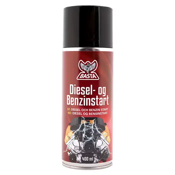 BASTA Basta Diesel og Benzin-start 400 ml. | Anbefalet valg